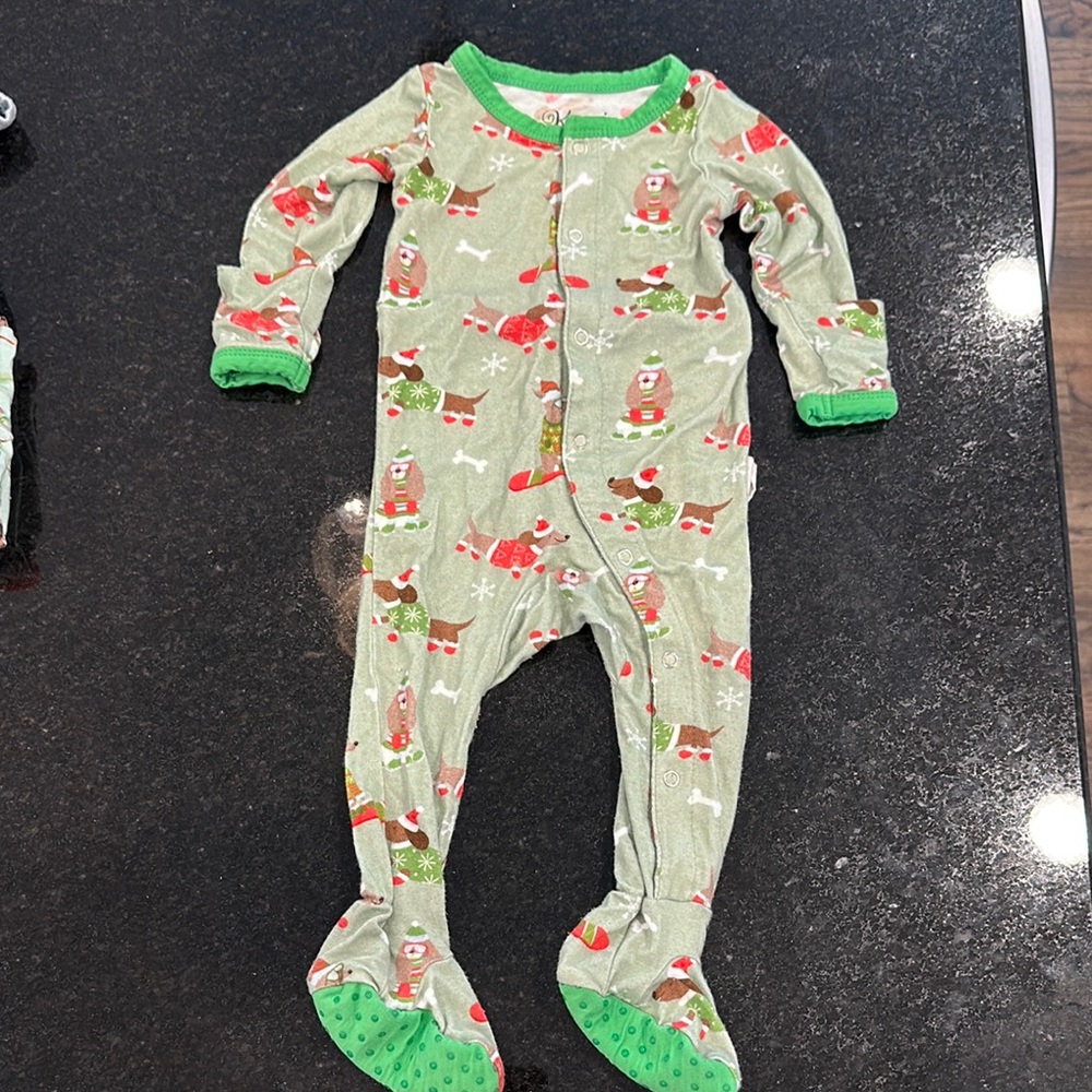 Green Holiday Kids One Piece Kozi&Co